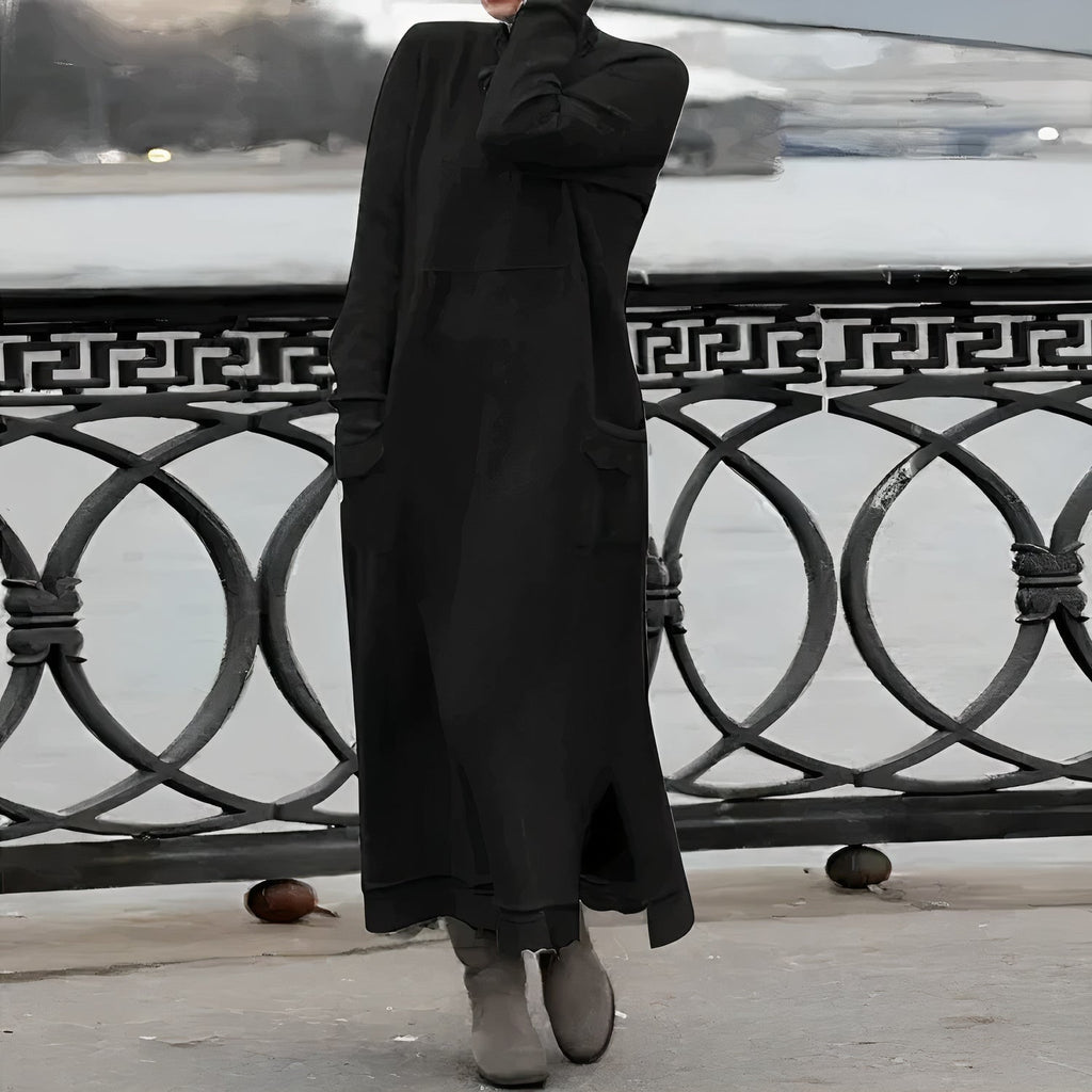 Zulema Elevated Warm and Casual Maxi Dress Premium Wardrobe Essential