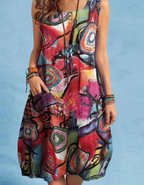 María Boutique José Bohemian Printed Dress Designer Edit