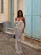 ANIKA MAXI DRESS IVORY
