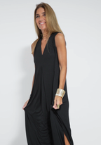 Paulette Aesthetic Long Dress with Vest Chic Silhouette Collection