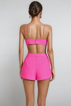 Macie Pink Blazer Set