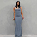 DressBetty - Adogirl Sexy Spahgetti Strap Maxi Dress