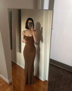 DressBetty - Adogirl Sexy Spahgetti Strap Maxi Dress