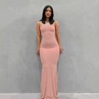 DressBetty - Adogirl Sexy Spahgetti Strap Maxi Dress