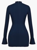 Coral Boutique Chic Cocktail Dress Elevated Occasion Wear