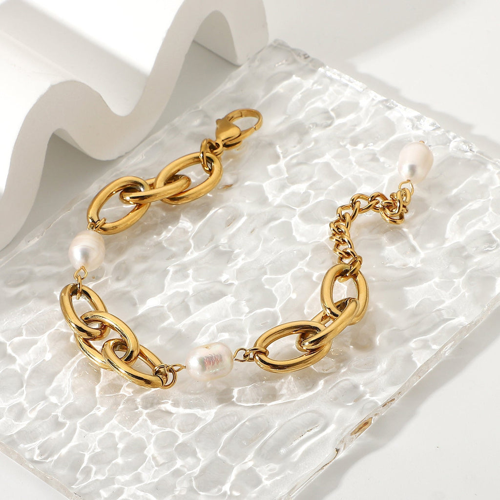 Adriana Freshwater Pearl Chain Bracelet