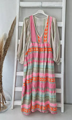 Gaia Colorful Summer Dress for Women Modern Chic Style