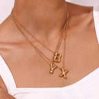 Airy Letter - Gold Initial Necklace