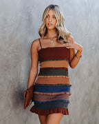 Aliza Smocked Ruffle Tiered Mini Dress FINAL