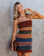Aliza Smocked Ruffle Tiered Mini Dress FINAL