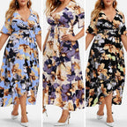 Imogen Floral Maxi Dress for Women Elegant Evening Look