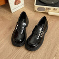 Fur Soft Casual Round Toe Shallow Mouth AllMatch Low Heels Dress Oxfords Loafers