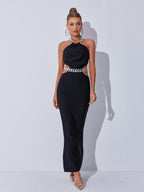 Anaise Halterneck Cutout Bandage Dress