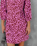 Another Year Of Love Printed Wrap Dress FINAL