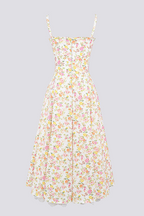 Olga Boutique Ruched Floral Maxi Dress Statement Occasion Edit