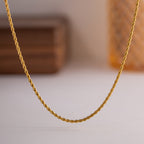 Aurelia Rope Gold Necklace