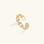 Aurora Link Gold Ring
