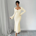 High Cold Adult Lady like Woman Wind Dress High Grade Ankle Feeling Dress