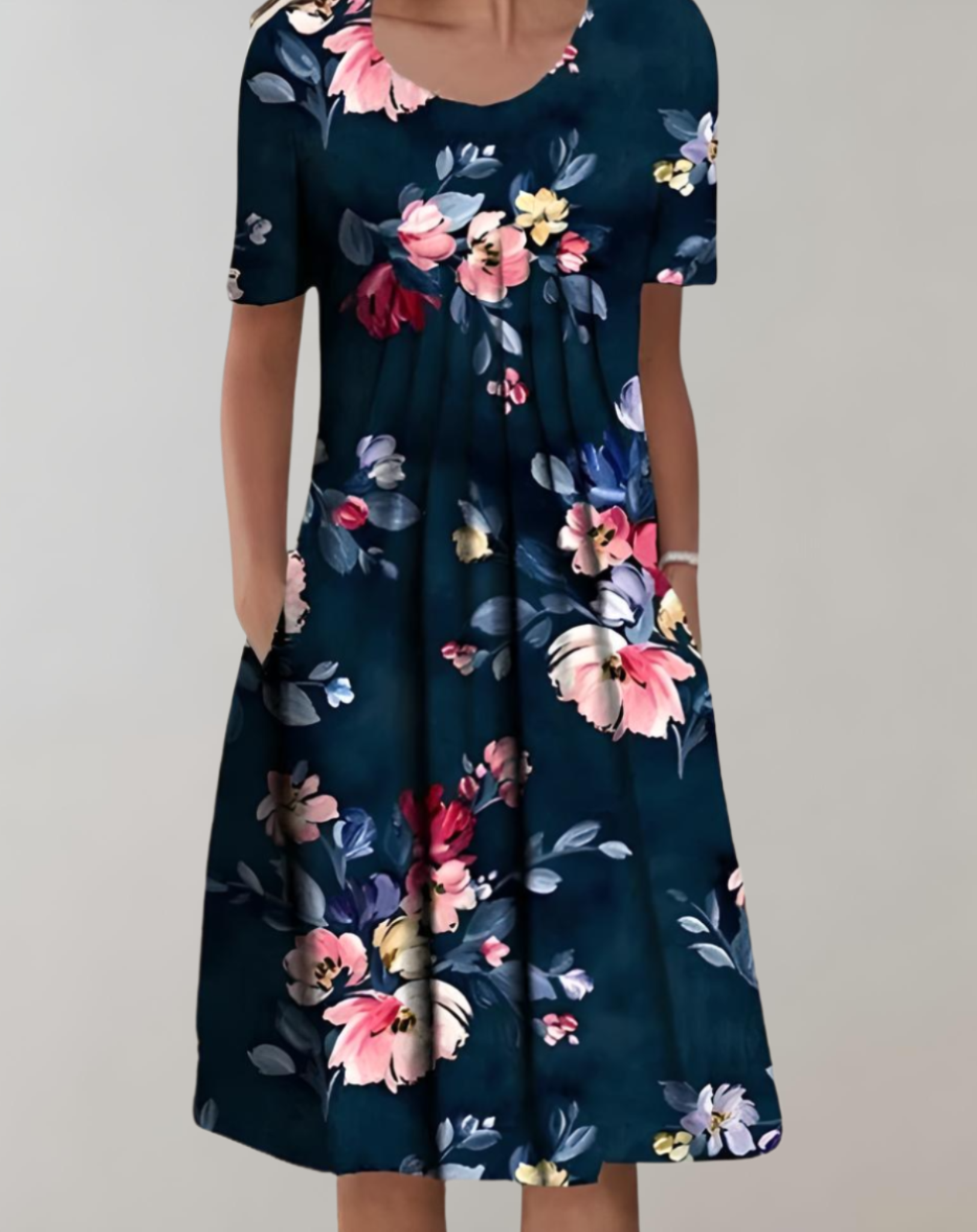 Josefina Minimalist Bohemian Midi Dress Elevated Occasion Wear