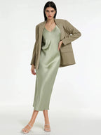 Double Breasted Peak Lapel Blazer