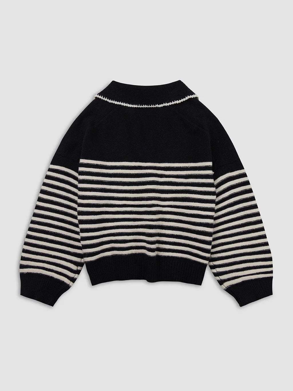 Bold Chic Crosswalk Stripe Sweater