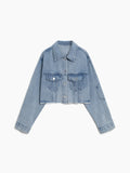 Always In Love Denim Crop Jacket