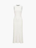 Camille Knit Pleat Maxi Dress