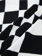 Checkered Cardigan