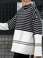 Leisure Two Tone Stripe Sweater