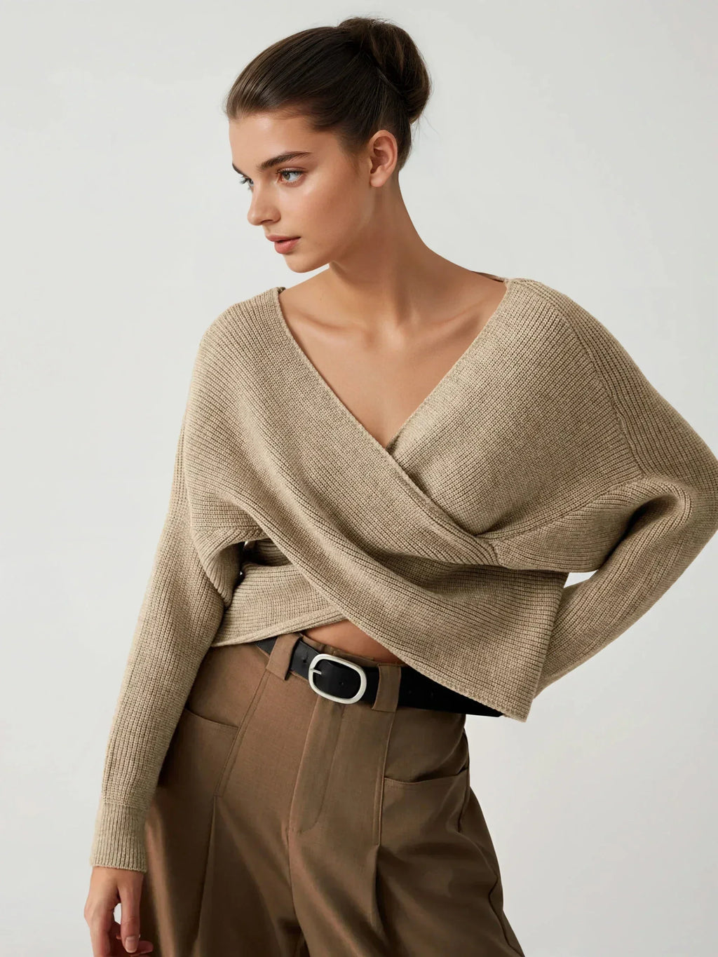 Cross My Heart Oversized Crop Sweater