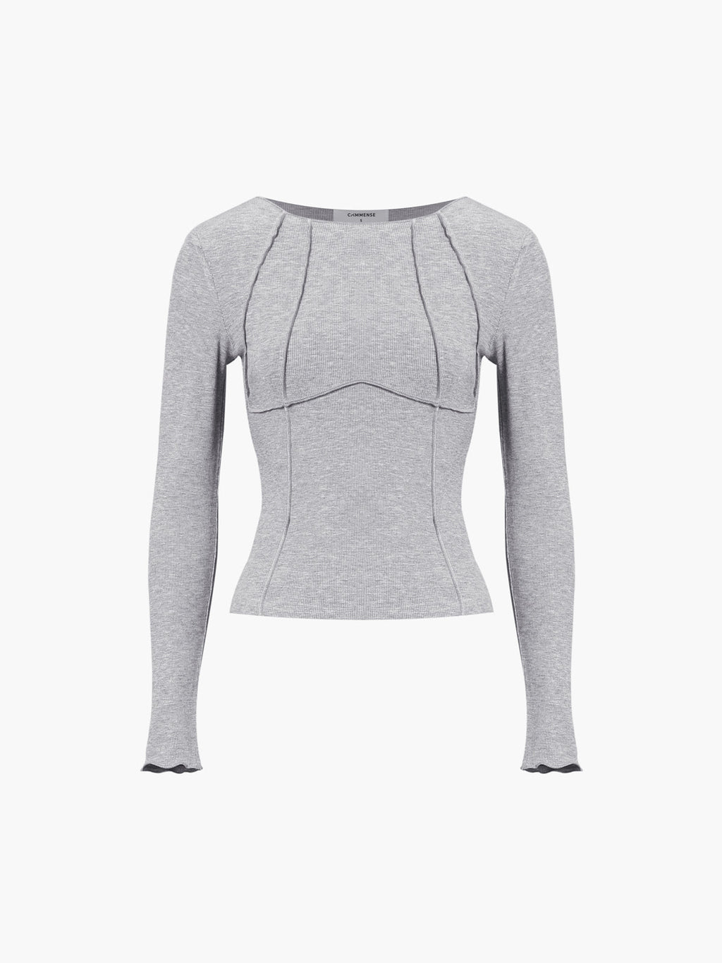 Basic Piping Long Sleeve Top