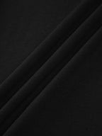 Contrast Trim Off Shoulder Long Sleeve Shirt