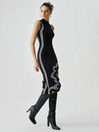 Dulce Asymmetrical Knit Dress for Women Everyday Fashion Pick
