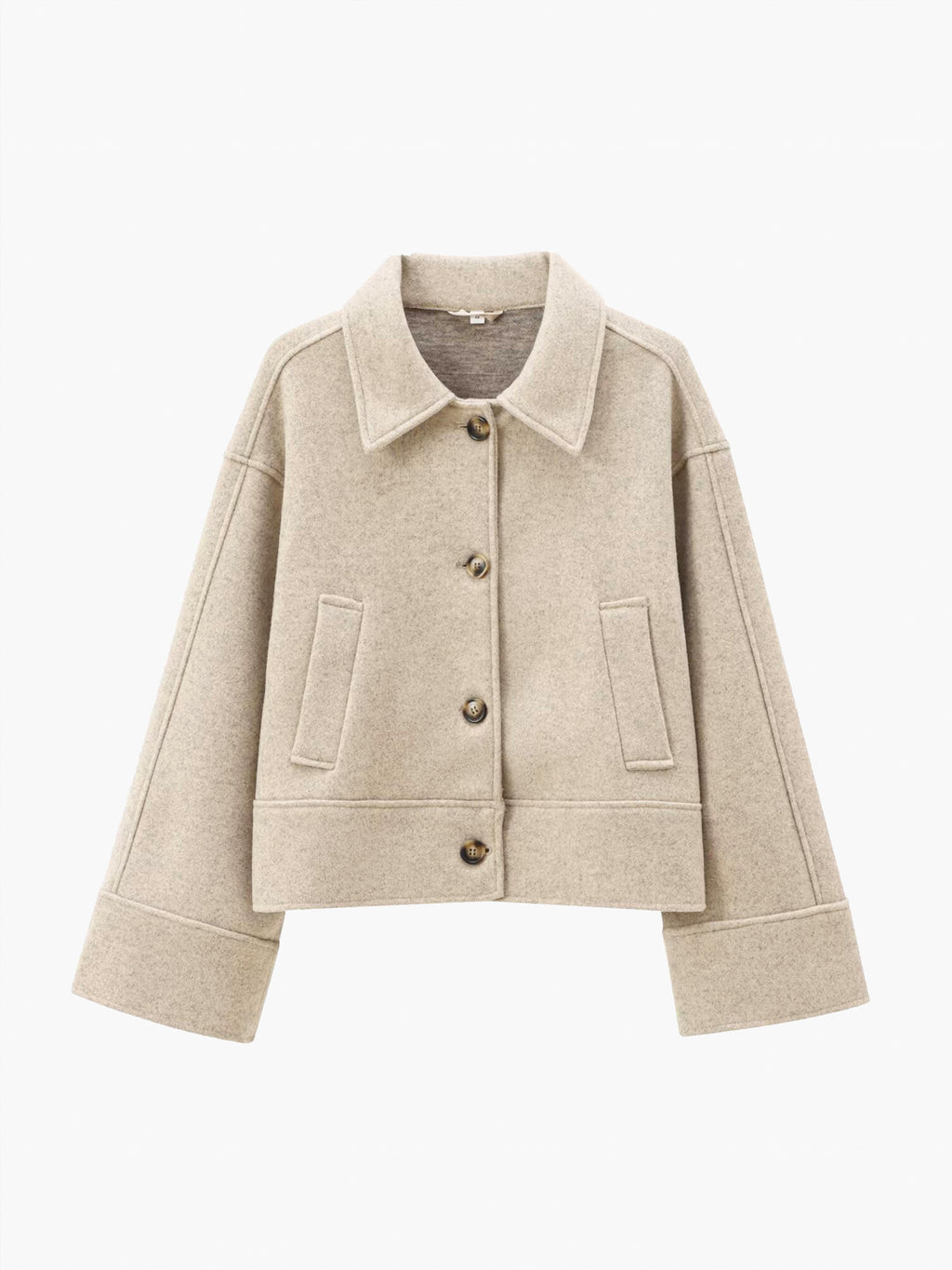 Elegant Breasted Lapel Jacket