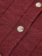 Crew Neck Button Soft Cardigan