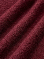 Plain Jersey Burgundy Sweater