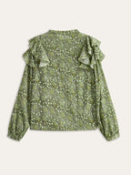 Floral Ruffle Blouse