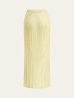 Floral Print Pleated Midi Skirt