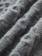 Cable-Knit Sleeveless Sweater Vest