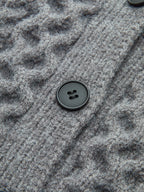 Cable-Knit Sleeveless Sweater Vest