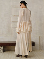 Chiffon Tiered Ruffle Top