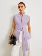 Belted Peplum Top