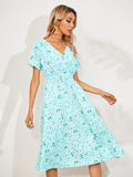 Karen Statement Summer Dress with Floral Print Boutique Collection