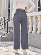 Effortless High-Waisted Wide-Leg Trousers