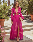 Breathtaking Views Cutout Maxi Dress