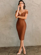 Bandage High Quality Evening Party Club Women Bodycon Dress