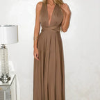 Eliana Statement Wrap Dress Premium Wardrobe Essential