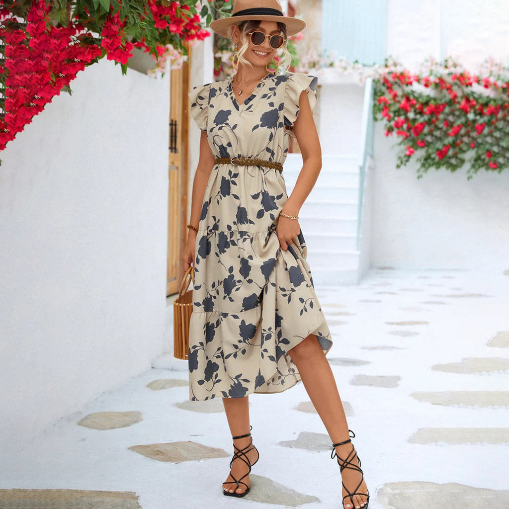 Lourdes Chic Summer Dress Elevated Occasion Wear