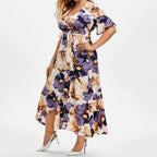 Imogen Floral Maxi Dress for Women Elegant Evening Look