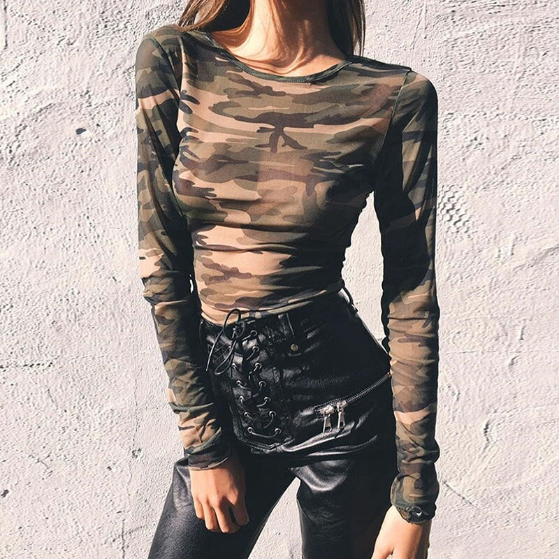 Camouflage Print Tshirt